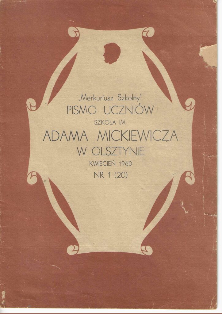 Okładka pierwszego numeru pisma Merkuriusz z roku 1960