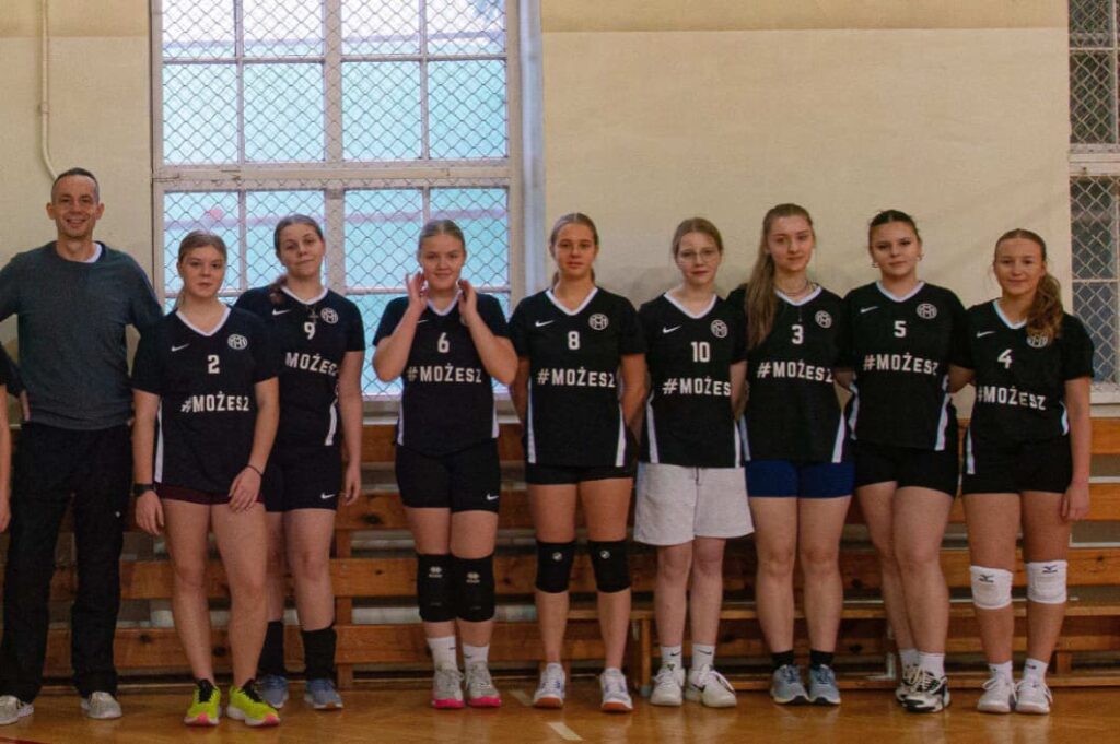 Żeńska drużyna siatkówki